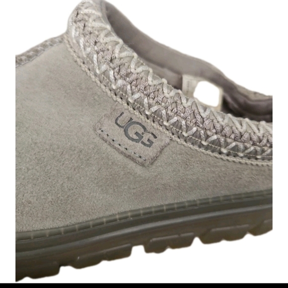 Ugg Womens Gray Tasman Clear Cozy Designer Shearling Slip-Ons Slipper 6 - Picture 11 of 15